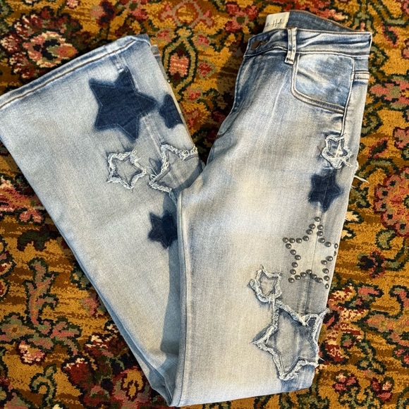 *NEW*  Oli & Hali brand flare jeans size M - Picture 9 of 9